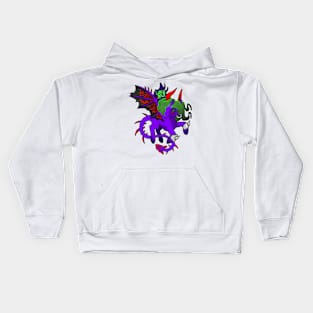 devil pony Kids Hoodie